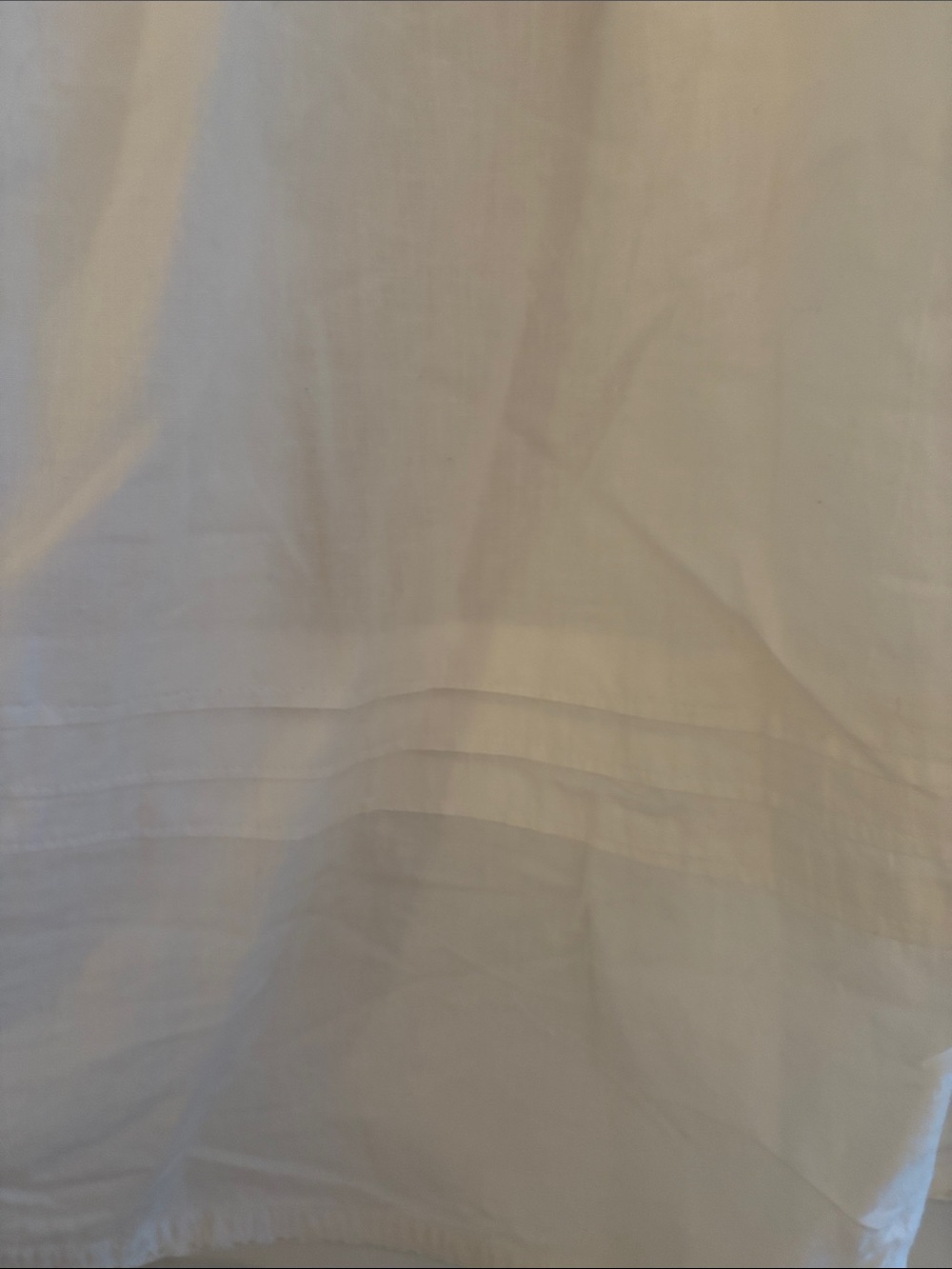 Vintage 90’s Midi Skirt M 100% Cotton‎ Lace White Embroidered Stretchy India - Picture 5 of 8